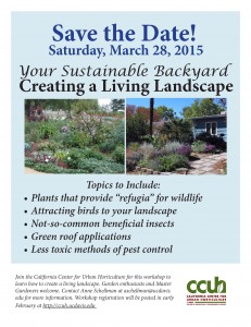 Living Landscape Save the Date Flyer